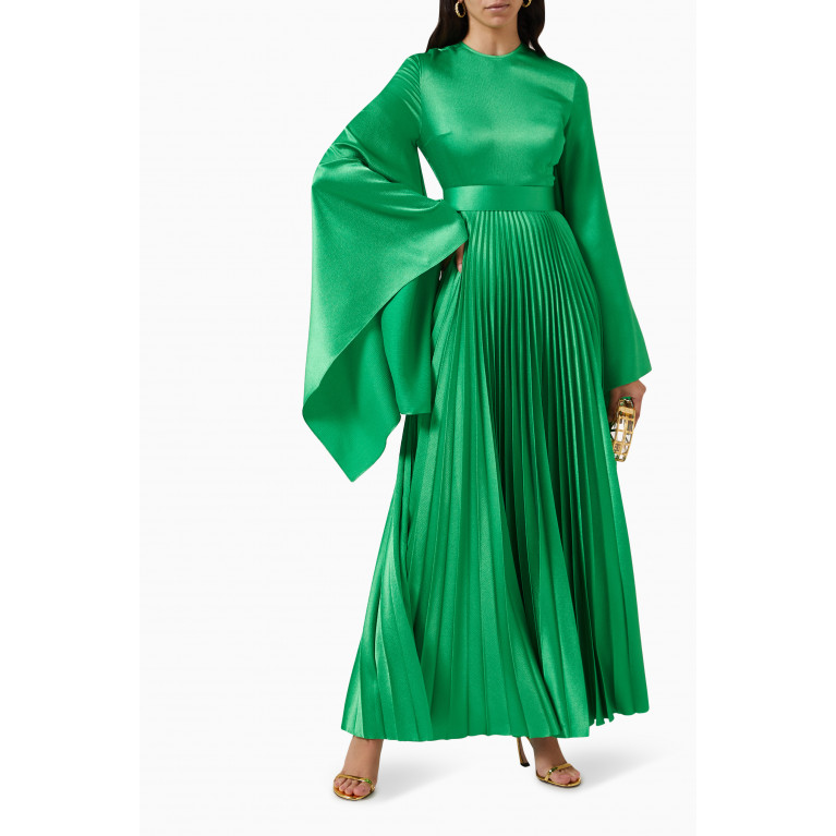Solace London - Sage Maxi Dress Green