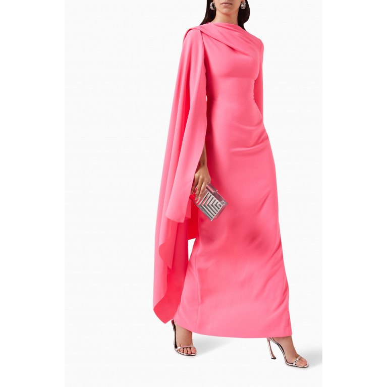 Solace London - Lydia Maxi Dress Pink