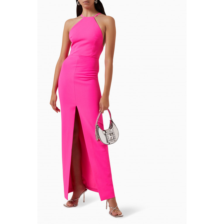 Solace London - Lila Maxi Dress Pink