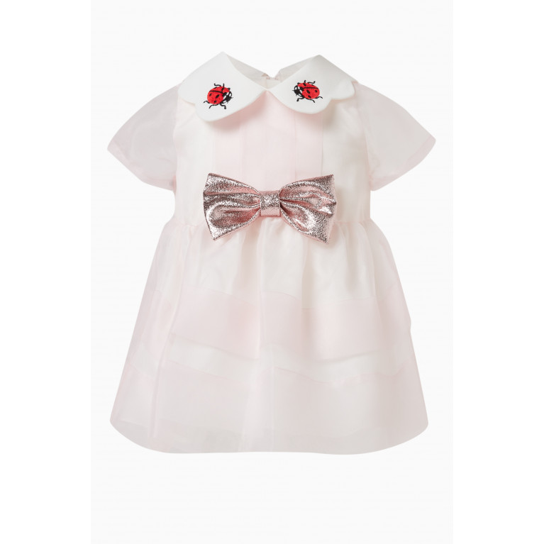 Hucklebones - Embroidered Collar Bodice Dress & Bloomers