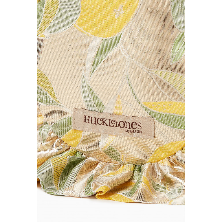 Hucklebones - Rosette Festive Fruits Shoulder Bag Gold