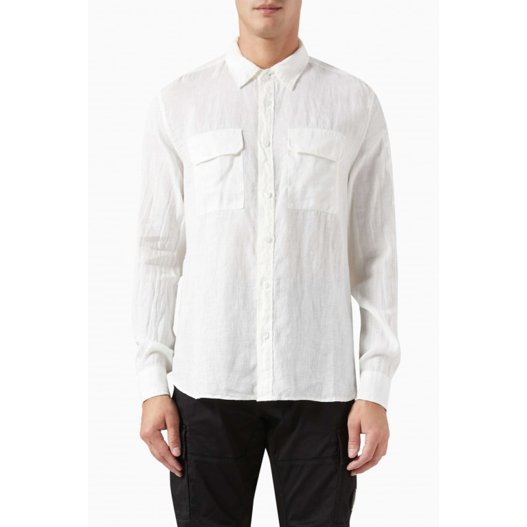 C.P. Company - Resined Pocket Shirt in Linen