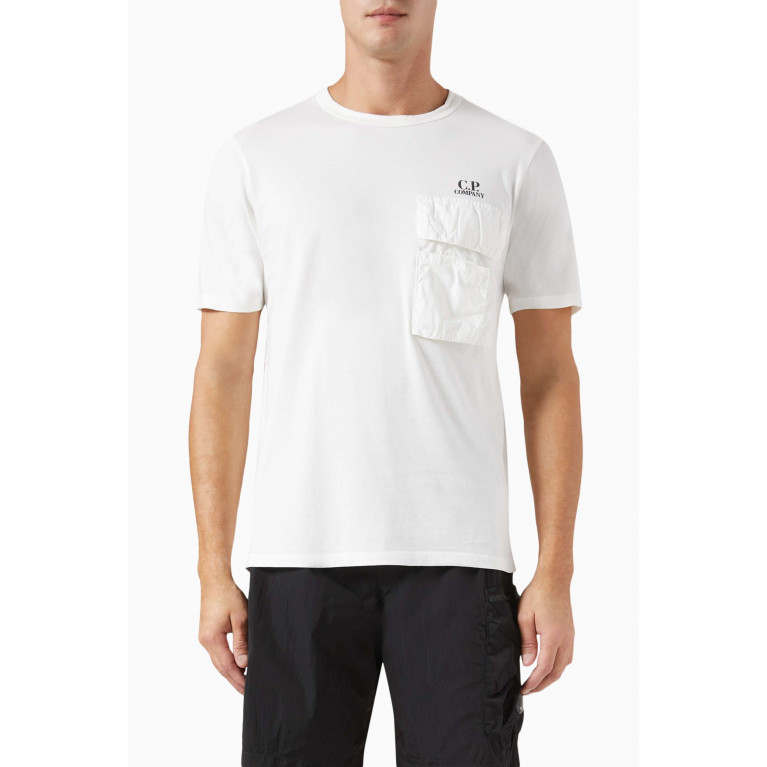 C.P. Company - 20/1 Pocket T-shirt in Cotton-jersey Neutral