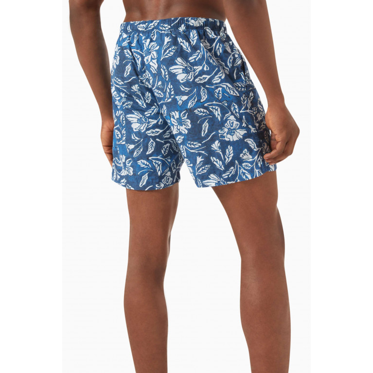 C.P. Company - Flatt Logo Print Swim Shorts in Nylon