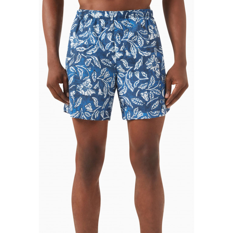 C.P. Company - Flatt Logo Print Swim Shorts in Nylon