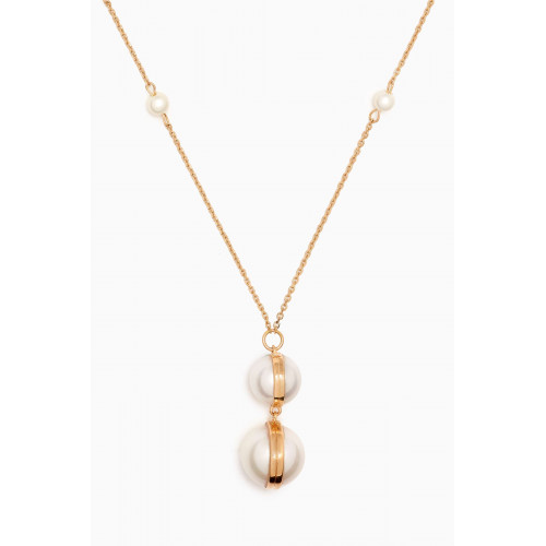Damas - Kiku Glow Sphere Pearl Necklace in 18kt Gold