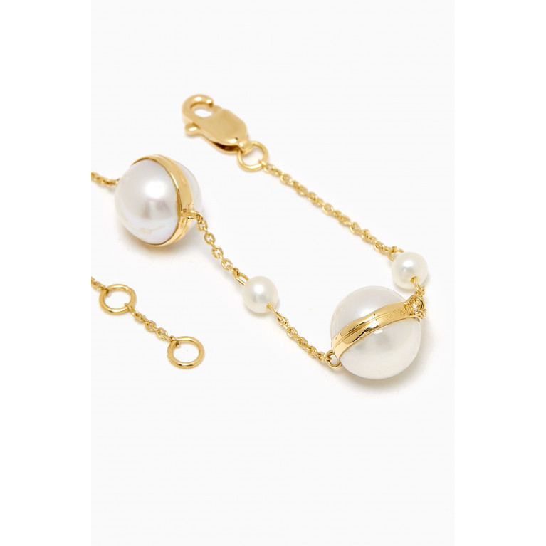 Damas - Kiku Glow Sphere Pearl Bracelet in 18kt Gold