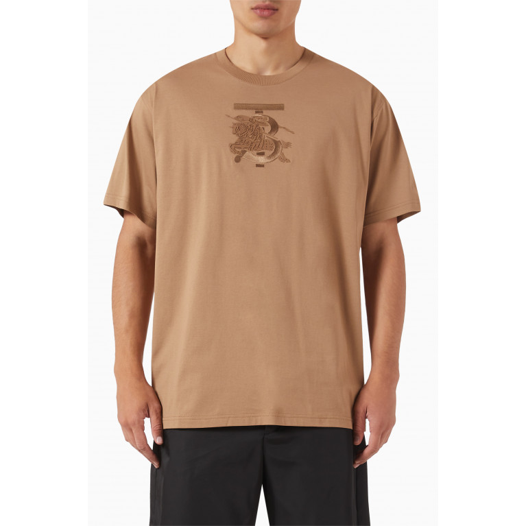 Burberry - Tristan T-shirt in Cotton Stretch