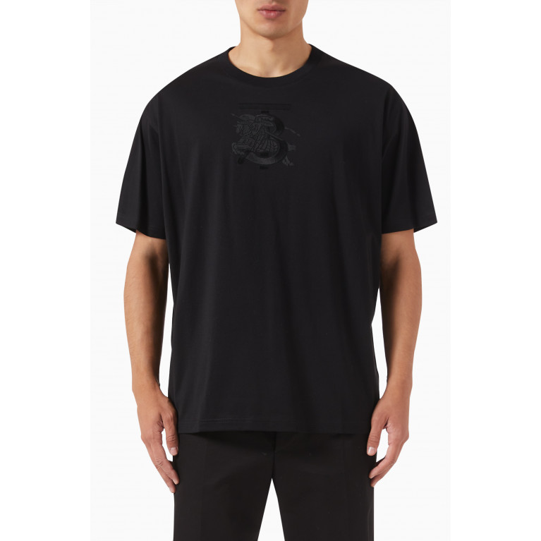 Burberry - Tristan T-Shirt in Cotton Stretch