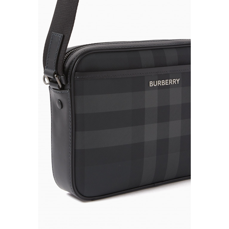 Burberry - Muswell Crossbody Bag in Check Canvas