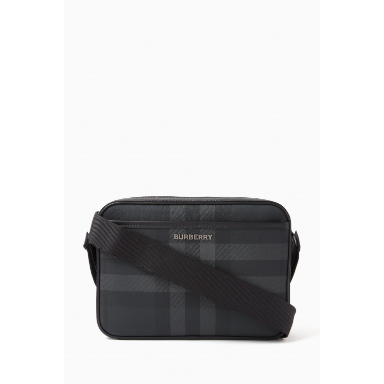 Burberry - Muswell Crossbody Bag in Check Canvas