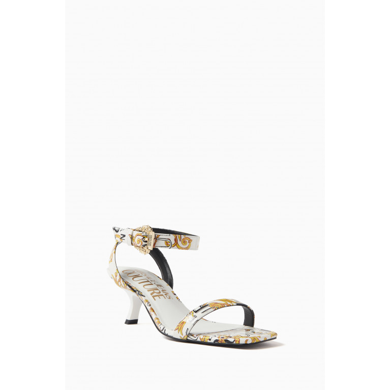 Versace Jeans Couture - Fiona Buckle Sandal in Patent Leather