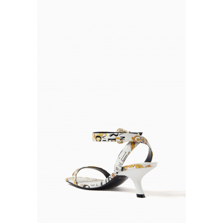 Versace Jeans Couture - Fiona Buckle Sandal in Patent Leather