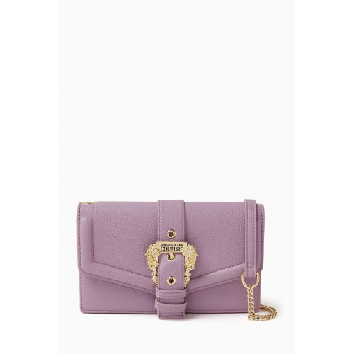 Versace Jeans Couture - Couture 1 Chain Wallet in Grainy Leather Purple