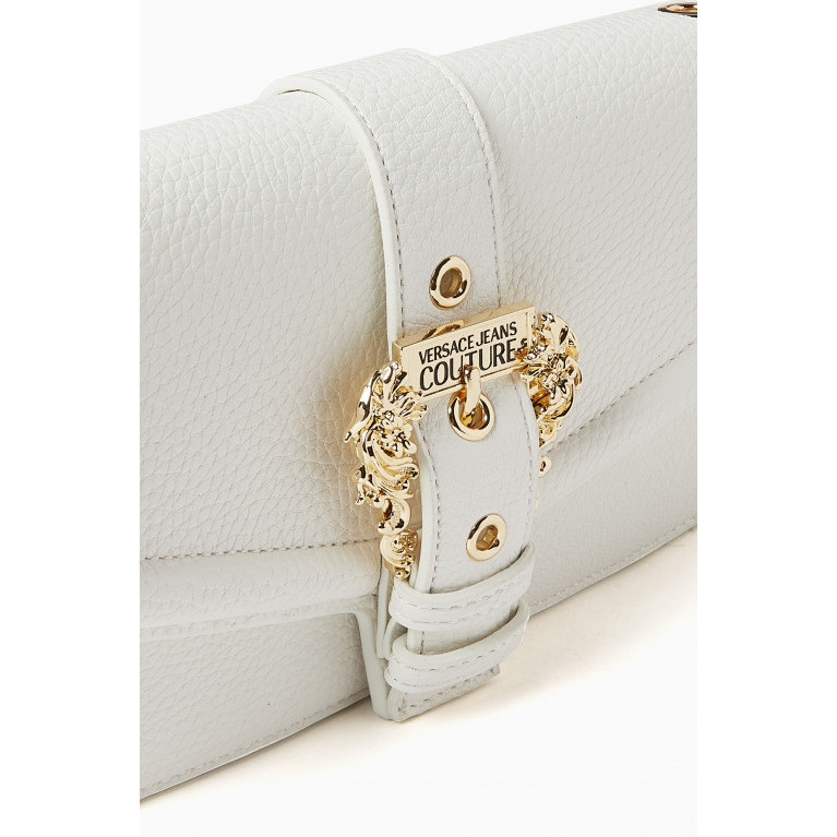 Versace Jeans Couture - Couture 1 Chain Wallet in Grainy Leather White