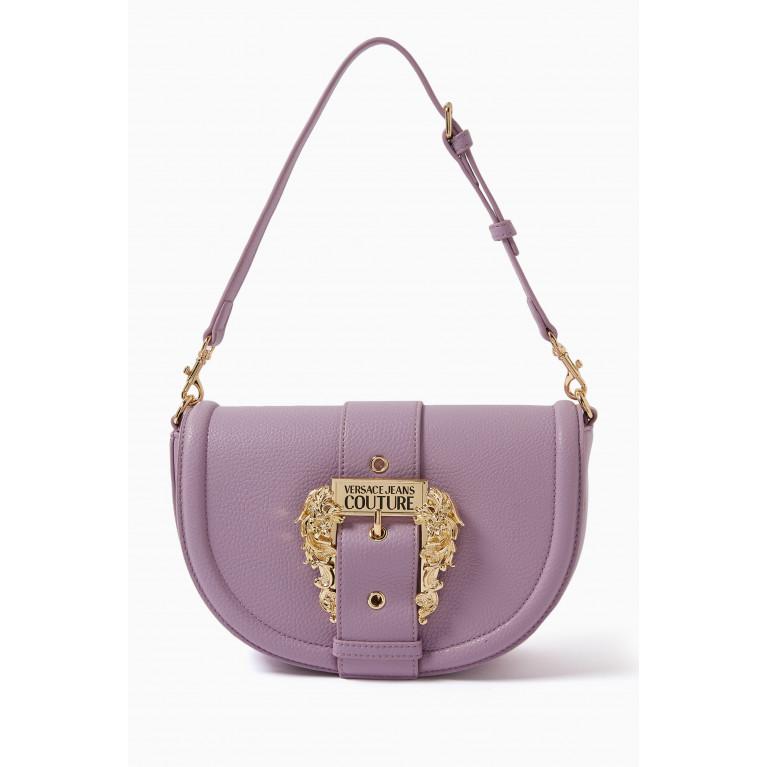 Versace Jeans Couture - Couture 01 Shoulder Bag in Grainy Leather Purple