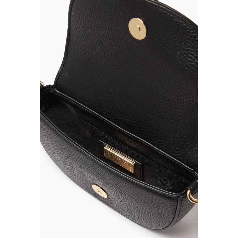 Versace Jeans Couture - Small Coutoure 01 Crossbody Bag in Grainy Leather Black