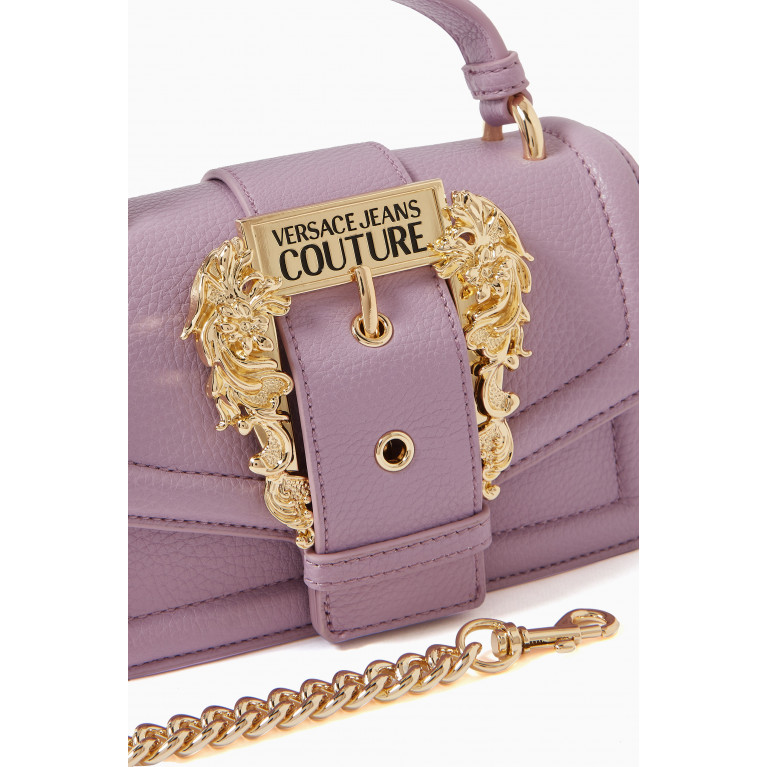 Versace Jeans Couture - Couture 01 Crossbody Bag in Leather Purple
