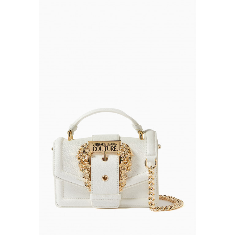Versace Jeans Couture - Couture 01 Crossbody Bag in Leather White