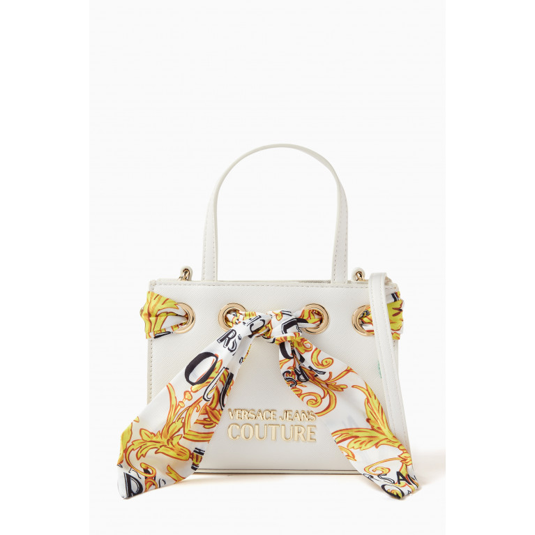 Versace Jeans Couture - Mini Scarf Top Handle Bag in Leather