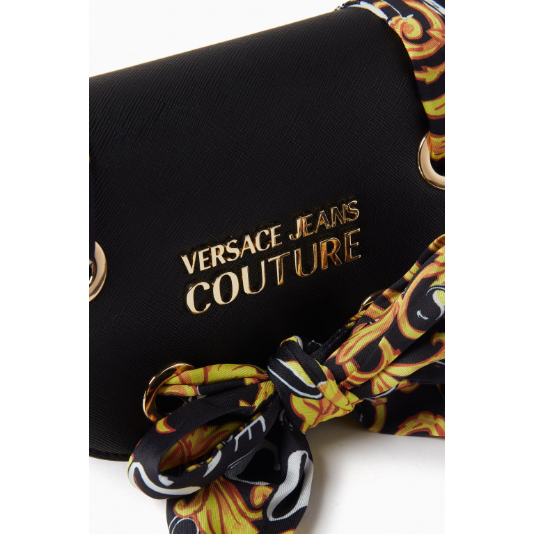Versace Jeans Couture - Thelma Classic Shoulder Bag in Faux-leather Black