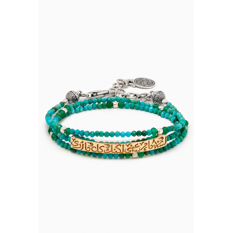 Azza Fahmy - Sapphire Beaded Wrap-Around Bracelet
