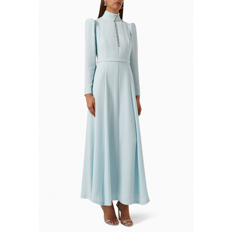 Senna - Carmelita Embellished Midi Dress Blue