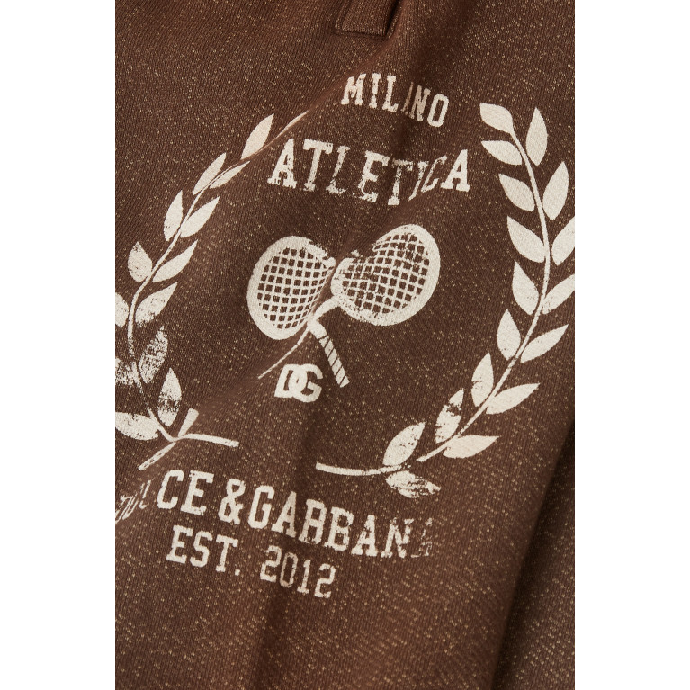 Dolce & Gabbana - Logo-print Sweatpants in Cotton
