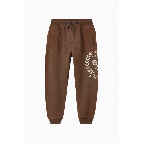 Dolce & Gabbana - Logo-print Sweatpants in Cotton