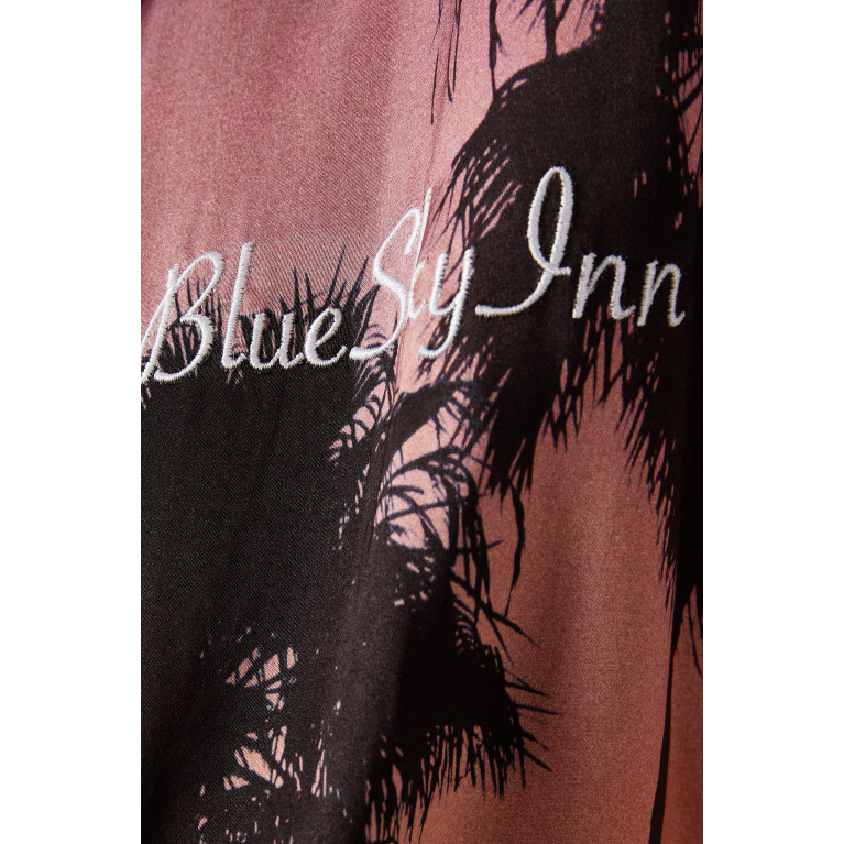 Blue Sky Inn - Sunset Palm Shirt in Viscose
