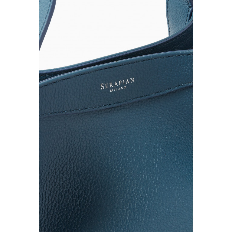 Serapian - Small Secret Tote Bag in Rugiada Leather