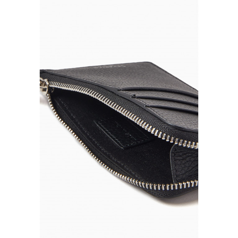 Serapian - Zip Around Card Case in Rugiada Leather