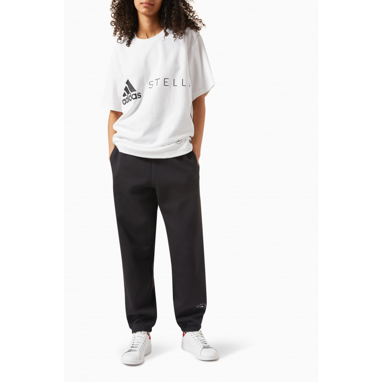 Adidas - x Stella McCartney Logo T-shirt in Organic-cotton Blend