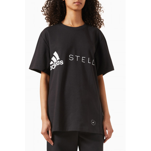 Adidas - x Stella McCartney Logo T-shirt in Organic-cotton Blend