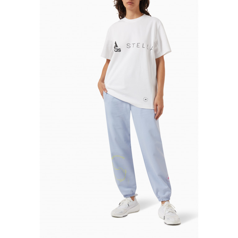 Adidas - x Stella McCartney Logo-print Track Pants in Organic Cotton