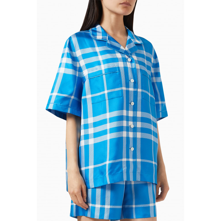 Burberry - Tierney Check Shirt in Silk