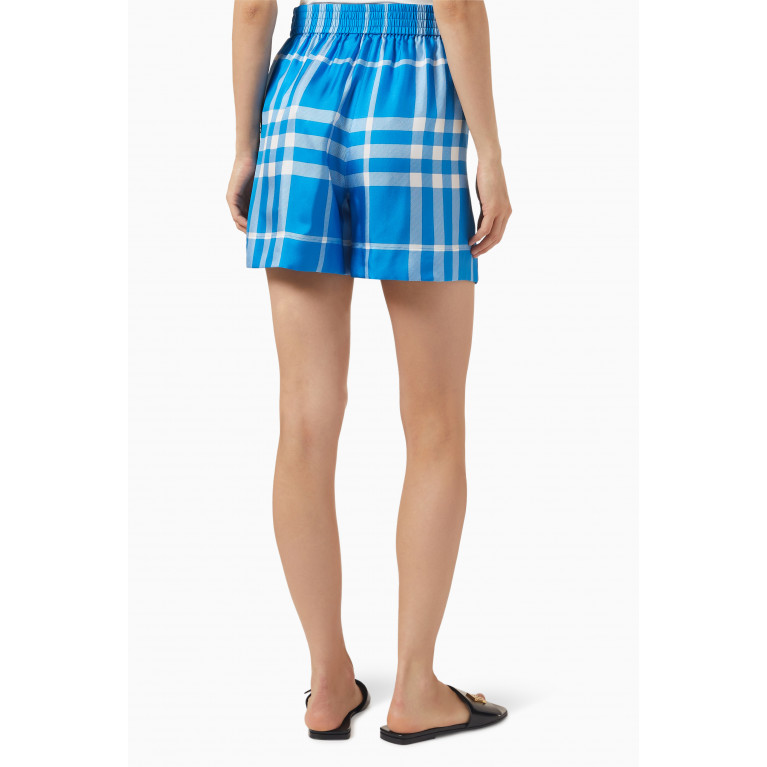 Burberry - Tawney Check Shorts in Silk