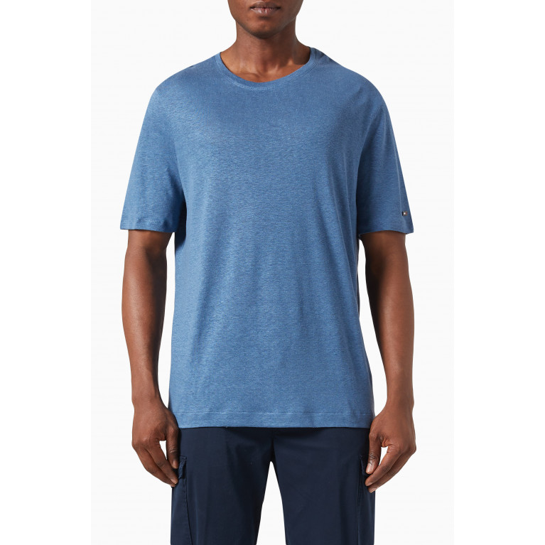 Tommy Hilfiger - Premium T-shirt in Linen Blue