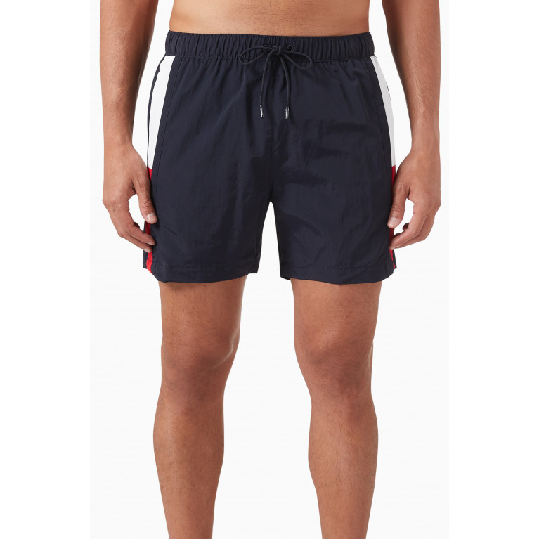 Tommy Hilfiger - Flag Mid-length Swim Shorts in Recycled Nylon