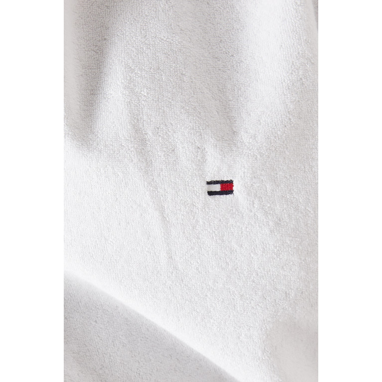 Tommy Hilfiger - TH Polo Shirt in Cotton-blend Terry White
