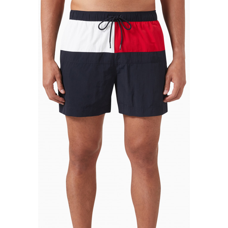Tommy Hilfiger - Core Flag Mid-length Swim Shorts