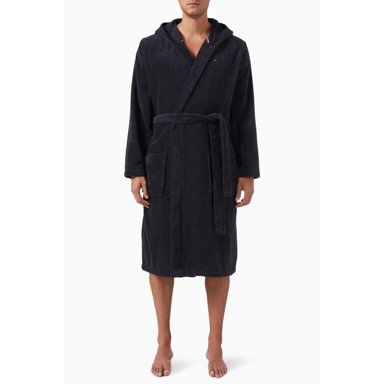 Tommy Hilfiger - Towelling Bathrobe in Cotton