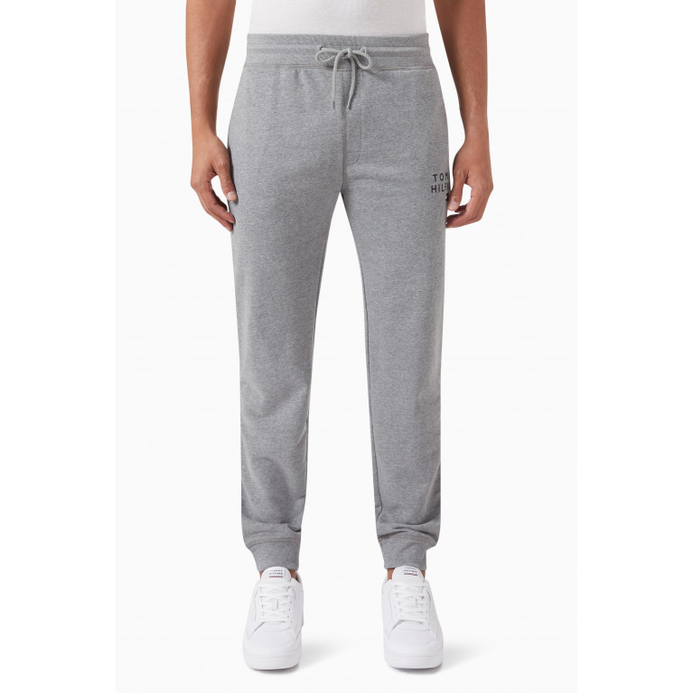 Tommy Hilfiger - Logo-detail Sweatpants in Cotton Blend