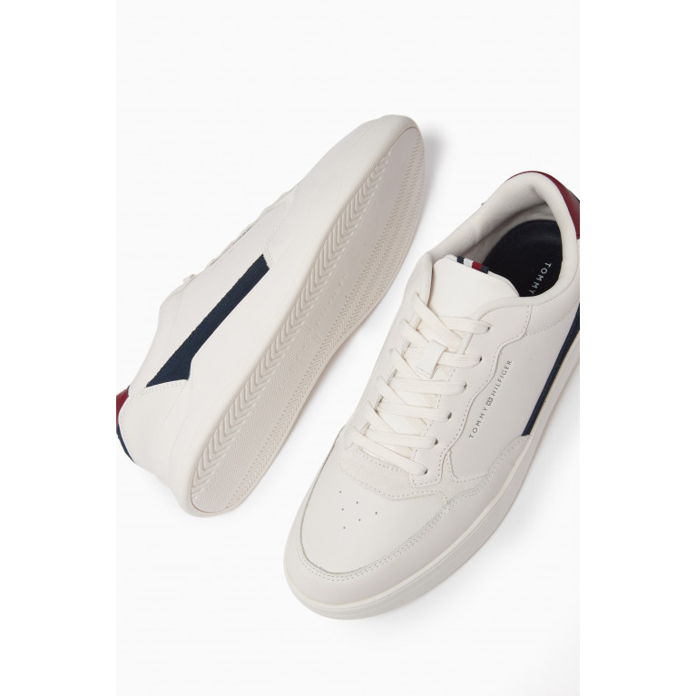Tommy Hilfiger - Elevated Tonal Low-top Sneakers in Leather Neutral