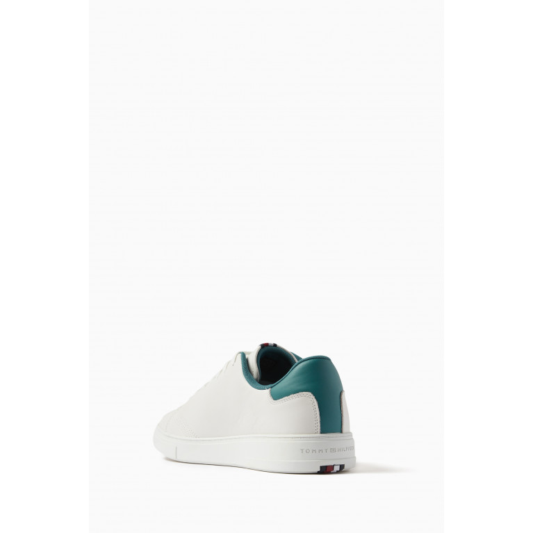 Tommy Hilfiger - Elevated Cupsole Sneakers in Leather White
