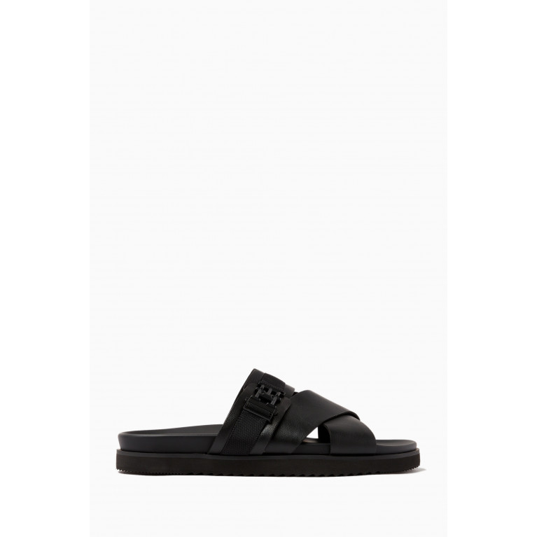 Tommy Hilfiger - Cleat Crossover Sandals in Leather