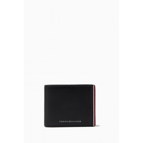 Tommy Hilfiger - Small TH Corporate CC Bi-fold Wallet in Leather