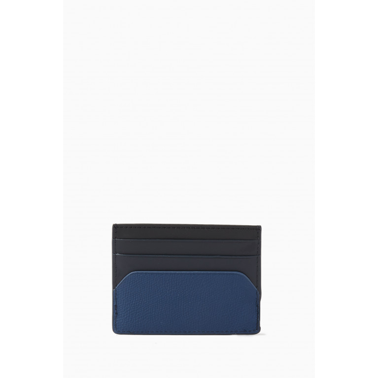Tommy Hilfiger - TH Monogram Business Card Holder in Leather