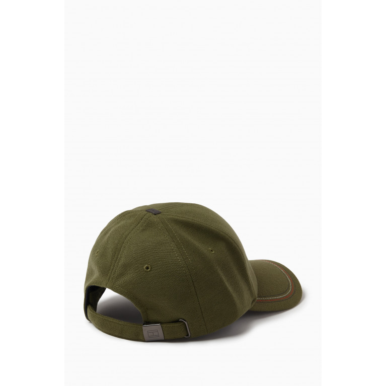 Tommy Hilfiger - TH Skyline Logo Cap in Recycled Twill Green