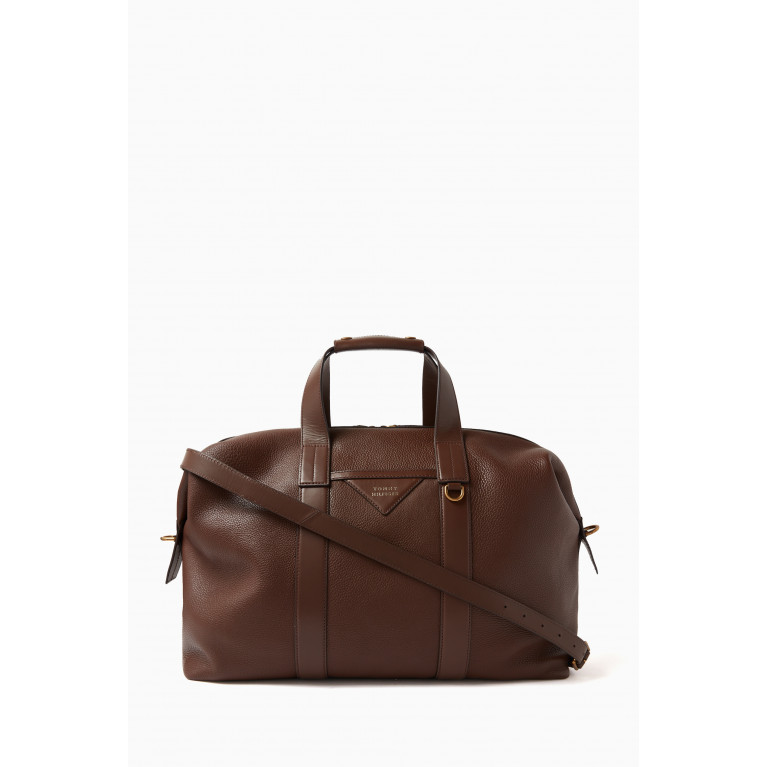 Tommy Hilfiger - Logo Duffel Bag in Premium Leather